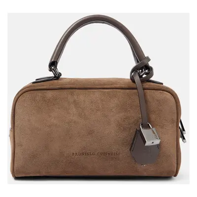 Brunello Cucinelli Sac Foulard Small en daim