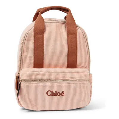 Chloé Kids Sac à dos en velours côtelé