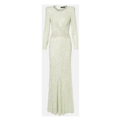 Jenny Packham Robe longue Macelline à sequins