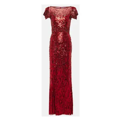 Jenny Packham Robe longue Sungem à sequins