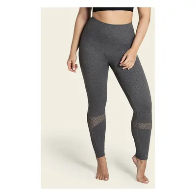 Legging de sport taille haute sans coutures avec double ceinture à la taille et