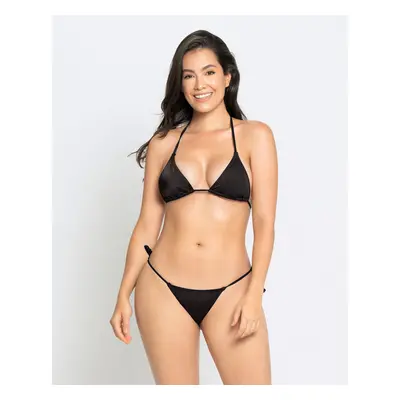 Maillot de bain triangle type rideau et bas style brésilien