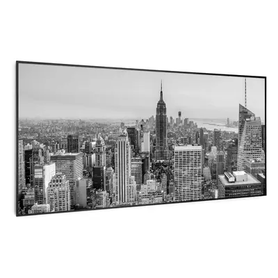 Klarstein Radiateur infrarouge intelligent Wonderwall Air Art New York City 120x60 cm W