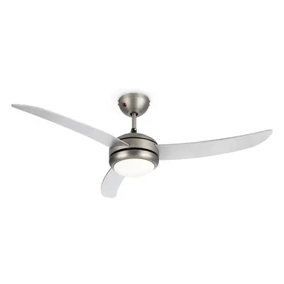 Klarstein El Paso ventilateur de plafond plafonnier 52" m3/h pales argent