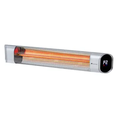 Blumfeldt Dark Wave Chauffage infrarouge 2000W Tube carbone doré IP65 Aluminium