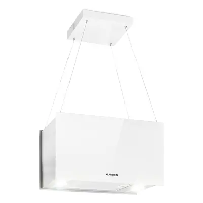 Klarstein Kronleuchter Hotte îlot aspirante 60cm m3/h LED classe A - blanc