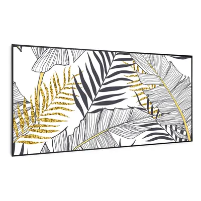 Klarstein Radiateur infrarouge intelligent Wonderwall Air Art décor feuille 120x60 cm W