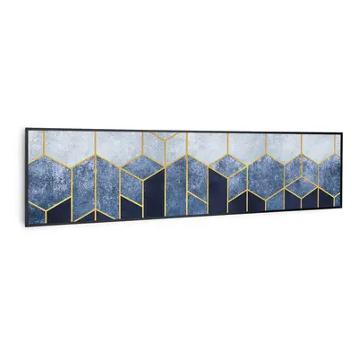 Klarstein Radiateur infrarouge intelligent Wonderwall Air Art décor ligne bleue 120x30 cm W