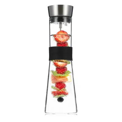 Klarstein Carafe Sile litre en verre borosilicate brochette a fruits avec fermeture CloseUp