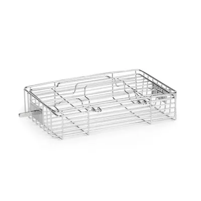 Klarstein AeroVital Cube Chef Cage a steak pour friteuse a air chaud acier inox