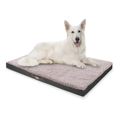 Brunolie Balu coussin pour lit de chien lavable orthopédique antidérapant mousse a mémoire de fo