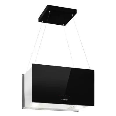 Klarstein Kronleuchter Hotte îlot aspirante 60cm m3/h LED classe A - noir