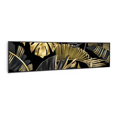 Klarstein Radiateur infrarouge intelligent Wonderwall Air Art fleur noire 120x30 cm W