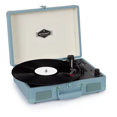 Auna Tourne-disque Peggy Sue BT haut-parleur stéréo USB BT portable