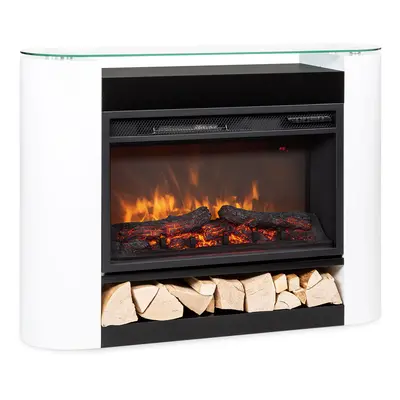 Klarstein Studio Arc Cheminée électrique W LED Flammes Chauffantes Télécommande