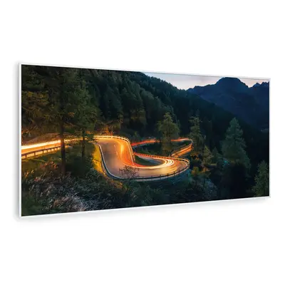 Klarstein Radiateur infrarouge intelligent Wonderwall Air Art route de montagne 120x60 cm W