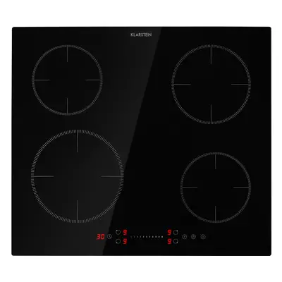 Klarstein Virtuosa EcoAdapt Plaque de cuisson a induction zones 7200W noire