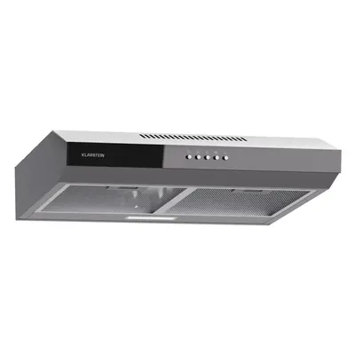 Klarstein Contempo Hotte aspirante encastrée cm m3/h LED Acier inoxydable Acrylique