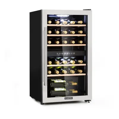 Klarstein Cave a vin Vinamour Duo zones 80L/29 bouteilles 5-22°C Touch