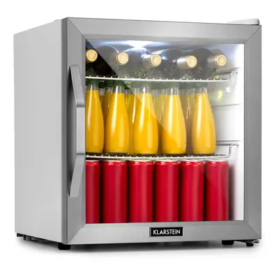 Klarstein Beersafe Crystal White Réfrigérateur litres étageres Porte en verre panoramique Acier 