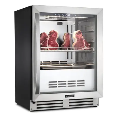 Klarstein Steakhouse Pro cave de maturation de la viande zone L 1-25°C Tactile Porte en inox