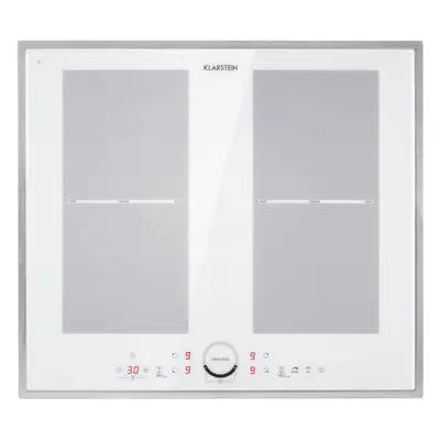 Klarstein Delicatessa Prime table de cuisson a induction Zones 7000W minuterie blanche