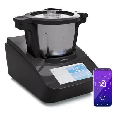 Klarstein Aria Grande robot culinaire watts 4,7 contrôle par application accessoire vapeur écran