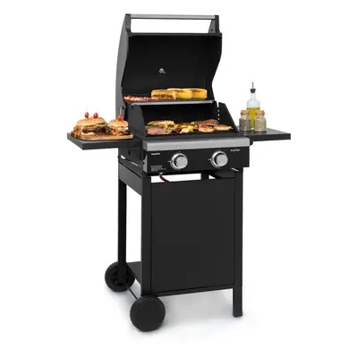 Klarstein Valdosta 2.0 barbecue a gaz 2x3,bruleurs 6kW inox