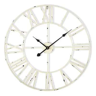 Casa Chic Queensway Horloge murale cadre métallique silencieux O cm