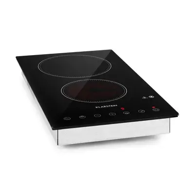 Klarstein VariCook Domino Double plaque de cuisson vitrocéramique 3000W