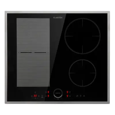 Klarstein Delicatessa Hybrid Prime table de cuisson a Induction zones W noire