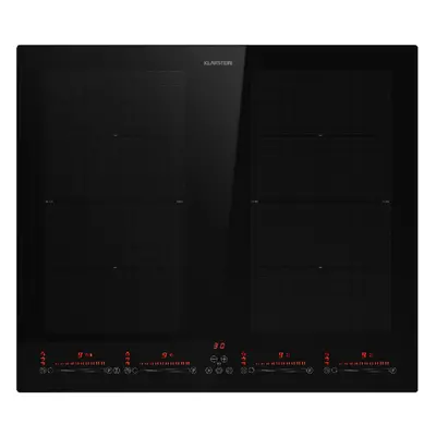 Klarstein Masterzone Flex table de cuisson a induction intégrée zones flexibles ThermoBoost Tech