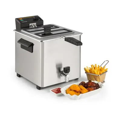 Klarstein Family Fry Friteuse électrique litres 3000W - inox argent