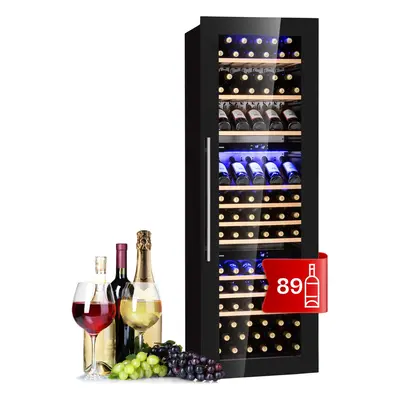 Klarstein Vinsider Built-In Trio Cave a vin encastrable 5-18°C panneau de commande tactile claye