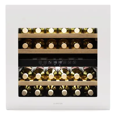 Klarstein Rhone Duo cave a vin | bouteilles | commande LED | Push-to-Open | silencieuse