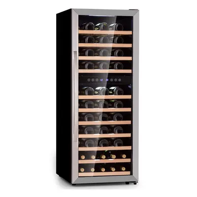 Klarstein Vinamour Duo Cave a vin zones L/73 bouteilles 5-18°C tactile