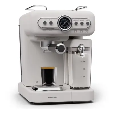 Klarstein Machine a expresso Espressionata Evo W bars 1,2 2 tasses