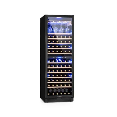 Klarstein Vinovilla Grande cave a vin Duo Onyx Edition encastrable litres bouteilles