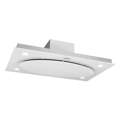 Klarstein Secret Service Hotte aspirante ilôt plafond 220W 800m3/h LED -blanc