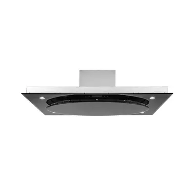 Klarstein Secret Service Hotte aspirante plafonniere 120cm m3/h 220W Touch Verre LED