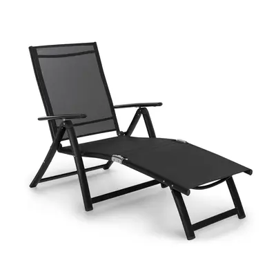 Blumfeldt Pomporto Lounge Chaise longue de jardin positions anthracite