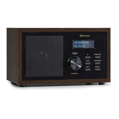 Auna Ambient DAB+/FM Radio BT 5.0 AUX-IN Écran LC Réveil Coquetier