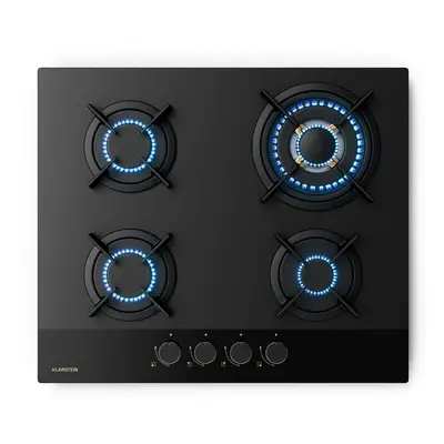 Klarstein Goldflame Nano Plaque de cuisson a gaz | bruleurs en laiton | kW | Nano revetement | G