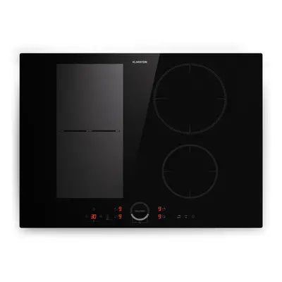 Klarstein Delicatessa Hybrid Plaque de cuisson encastrée a induction zones W vitrocéramique