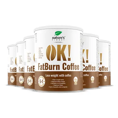 100% FatBurn Café | 6x OK!FatBurn® | Avec ID-Alg® et L-Carnitine | Corps Plus Mince | par Nature