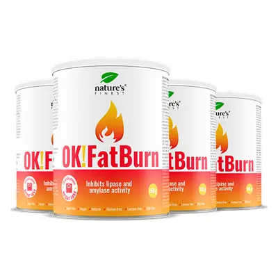 100% Boisson FatBurn | 4x OK!FatBurn® | avec ID-Alg® et L-Carnitine | Meilleurs Brûleurs de Grai