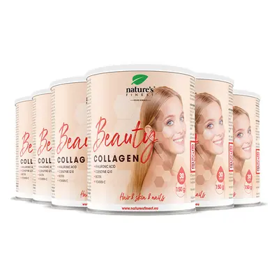 100% Collagène Pur | 6x Beauty Collagen avec Hyaluron | Meilleur Mélange de Boisson au Collagène