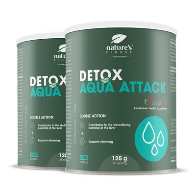 Detox Aqua Attack 1+1 GRATUIT | Détox Minceur | Réduire Rétention d'Eau | Formule Cactinea™ | +2