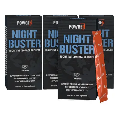 Night Buster | 1+3 OFFERTS | Maximise la combustion des graisses la nuit | Saveur citron vert | 