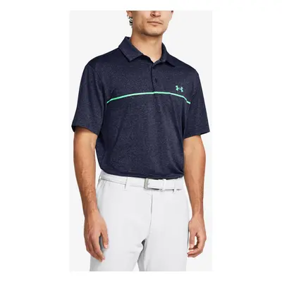 Under Armour UA Playoff 3.0 Stripe Polo Shirt Blue